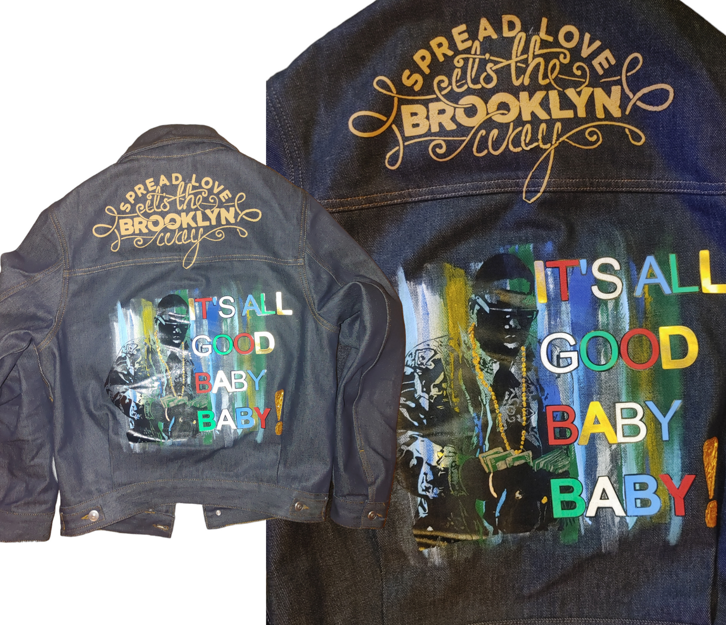 Its All Good Custom Demin Jacket
