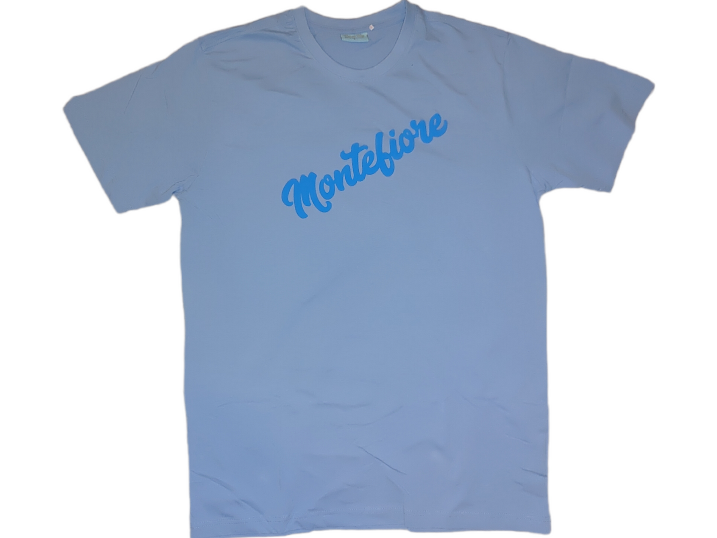 Baby Blue Short Sleeve T-shirt with Royal blue