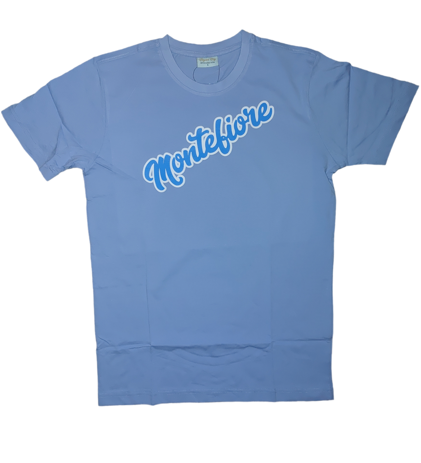 Classic baby blue short sleeve t-shirt