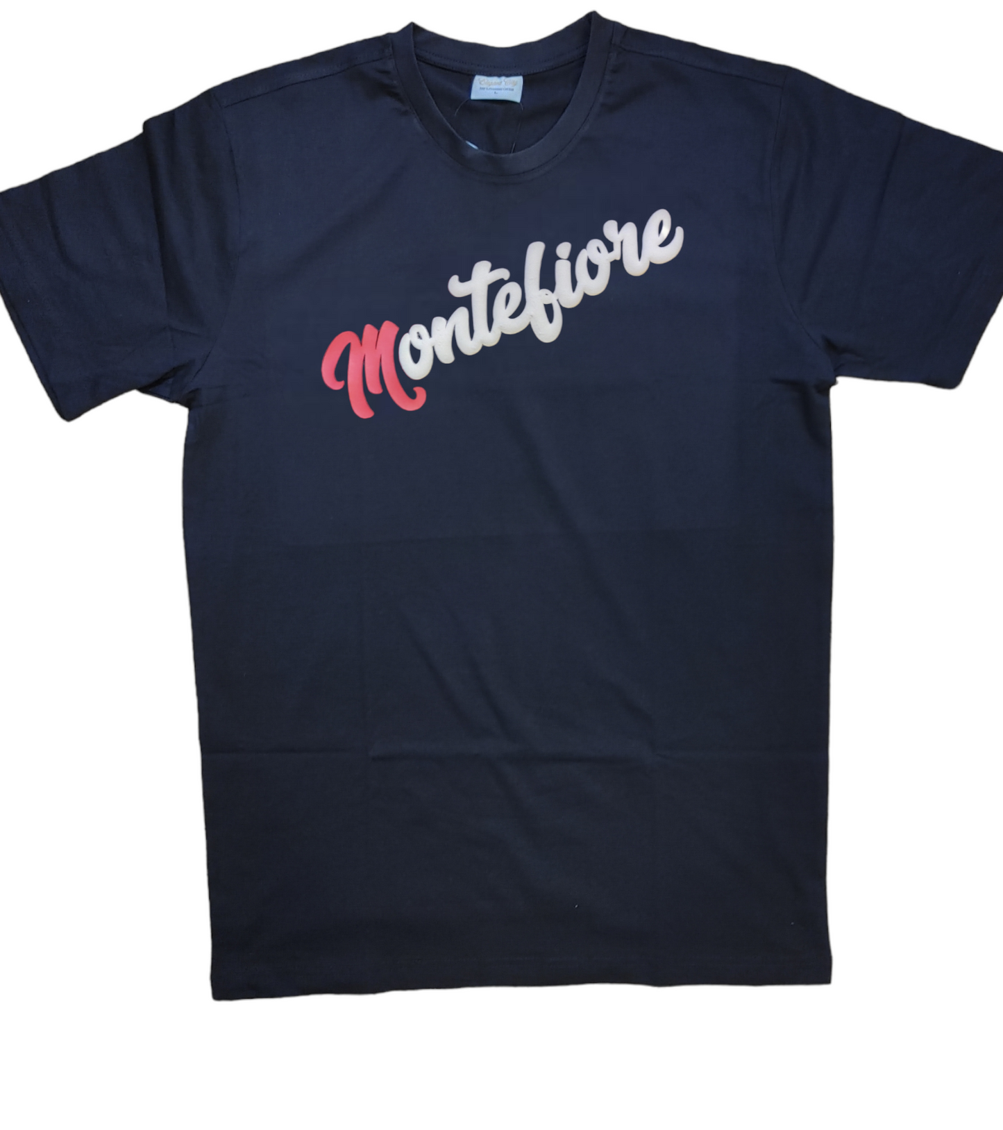 Black Short Sleeve T-shirt with Pink M
