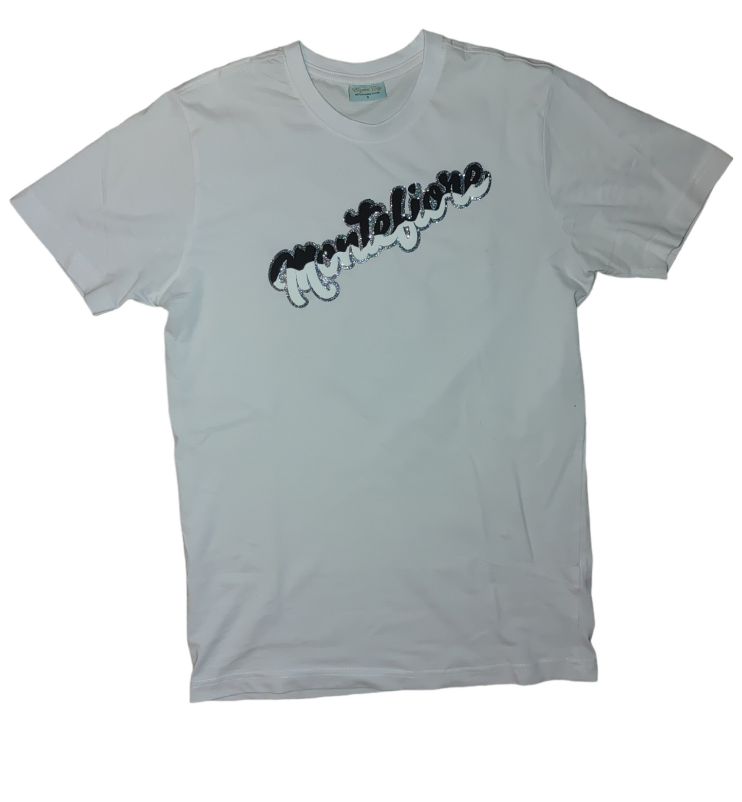 Exclusive White short sleeve t-shirt with Black/White logo